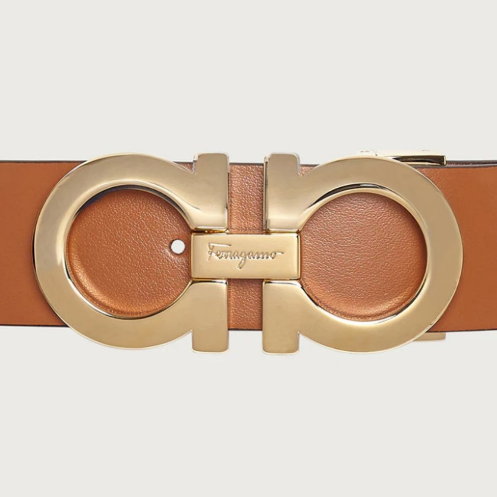 Women Ferragamo Reversible and Adjustable Gancini Belt